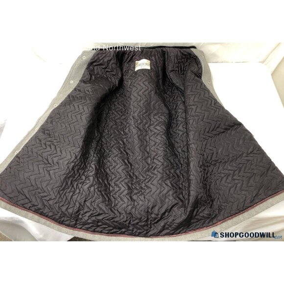 Members Only By Acme Montreal Gray Wool Jacket Black Velvet Collar Men’s READ!!! - Picture 5 of 10